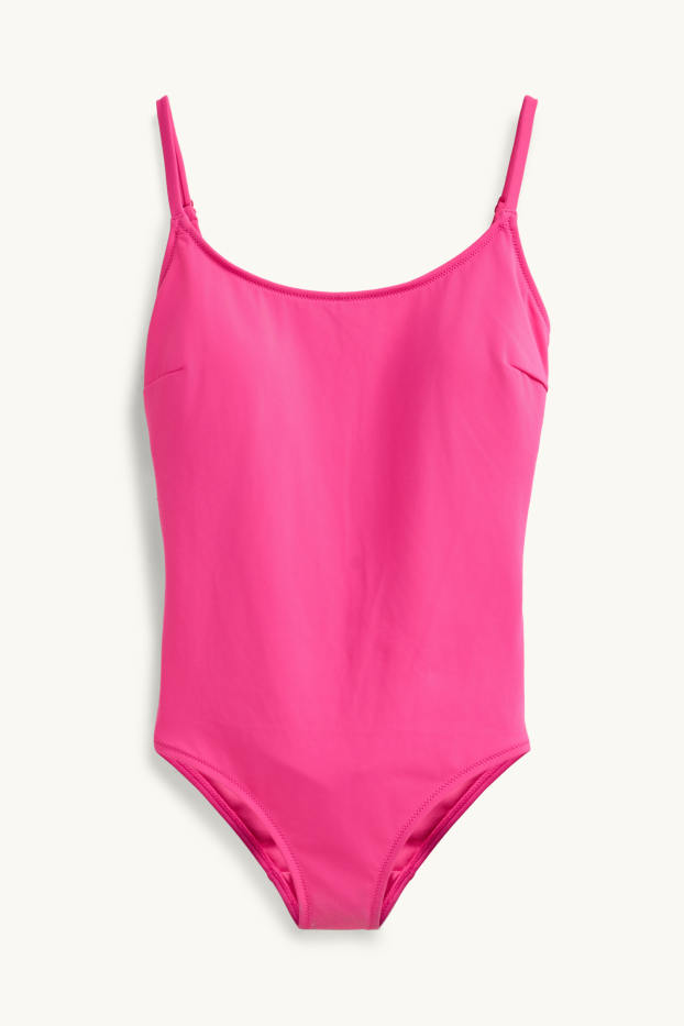 Femei - Costum de baie - vătuit - roz