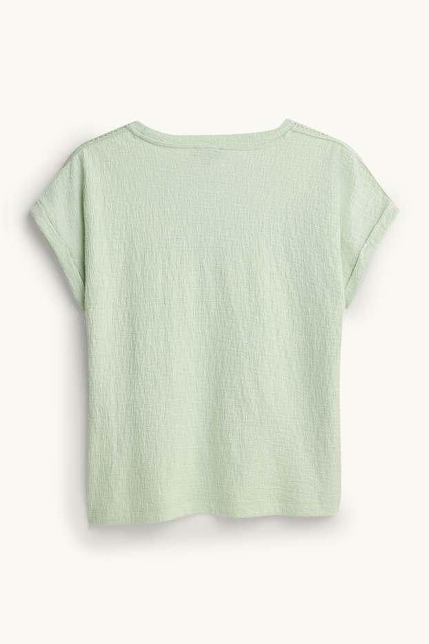 Femmes - T-shirt - regular fit - vert clair