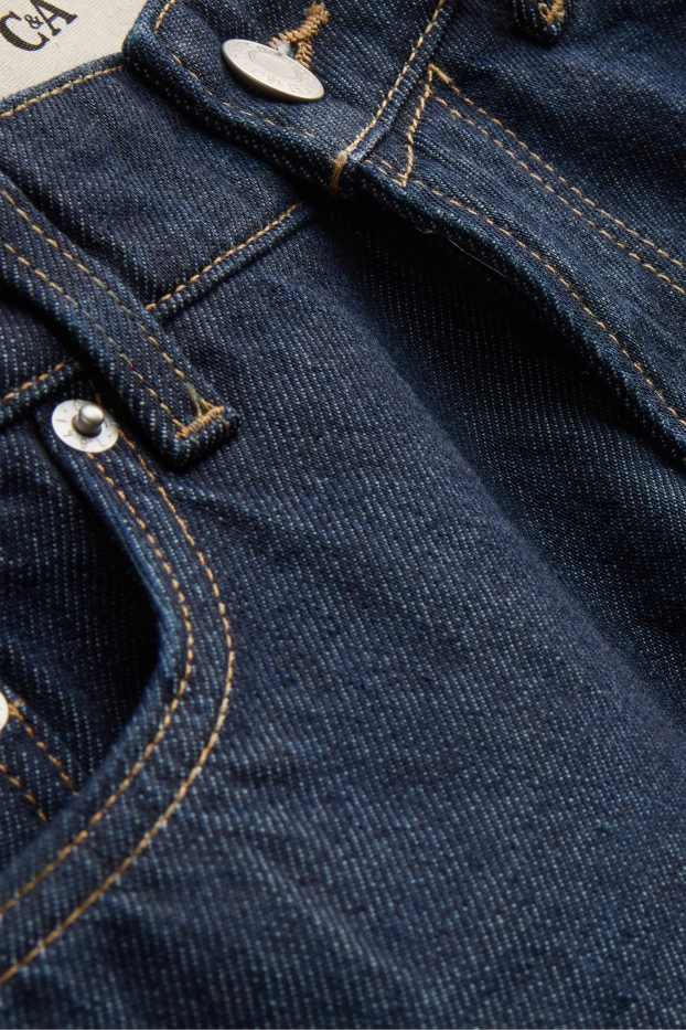 Femmes - Bermudas en jean - mid waist - bleu foncé