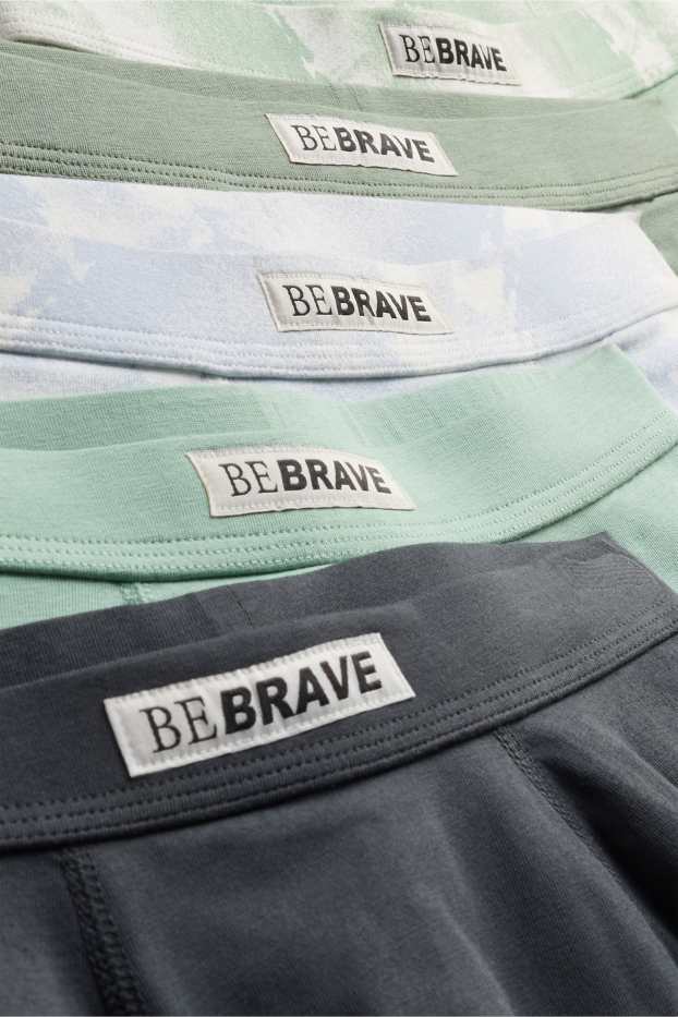Kinder Buben - Multipack 5er - Boxershorts - grün