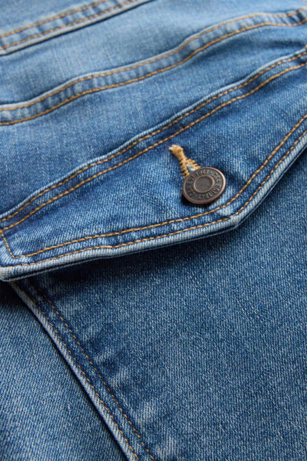 Dames - Capri jeans - low waist - blauw