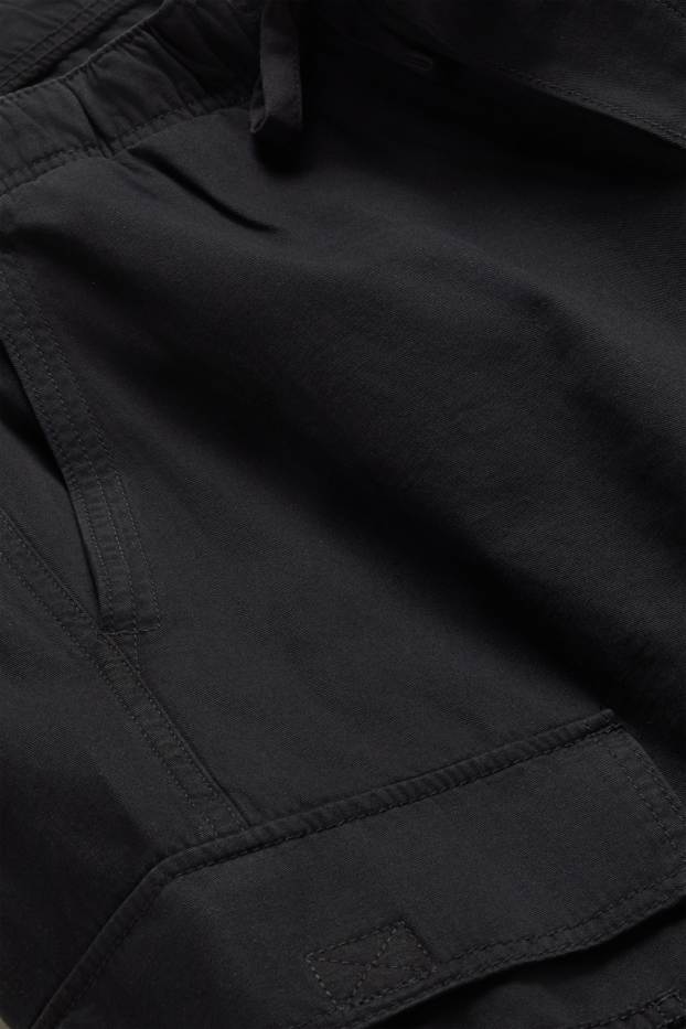 Hommes - Short cargo - noir