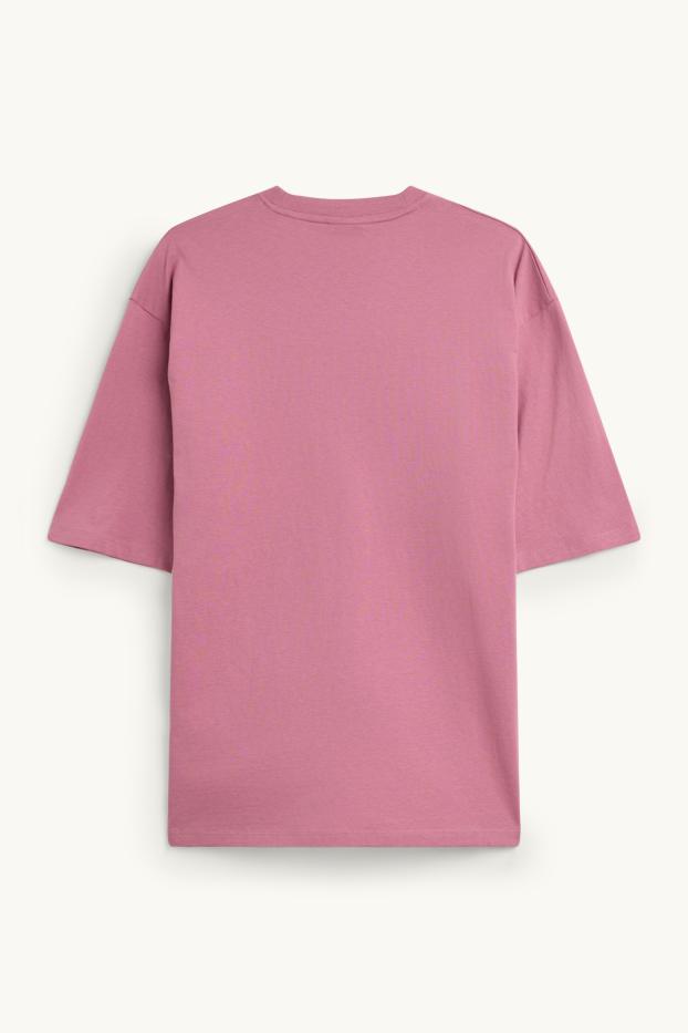Hommes - T-shirt - Oversize - violet