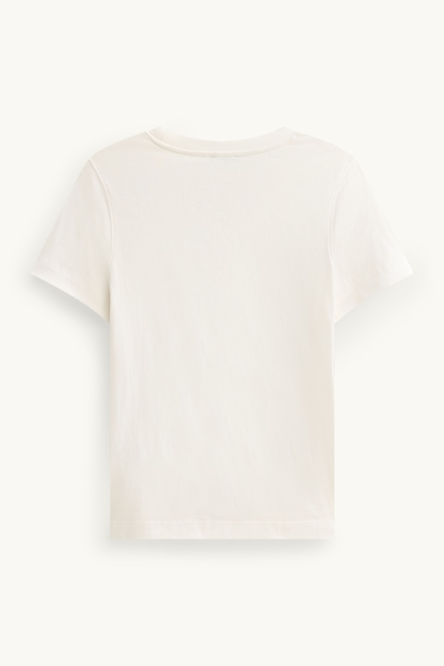 Dames - T-shirt - regular fit - wit