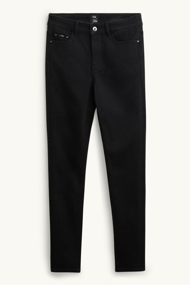 Femmes - Skinny jean - mid waist - shaping jean - noir