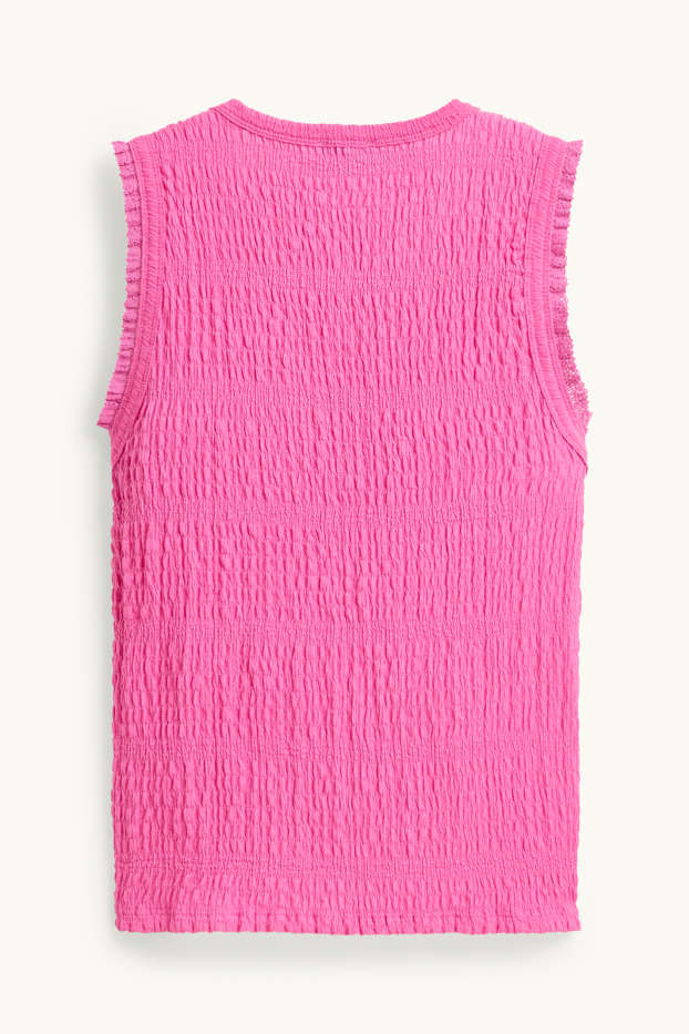 Dames - Top - fuchsiarood