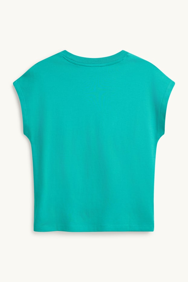 Damen - T-Shirt - Regular Fit - türkis