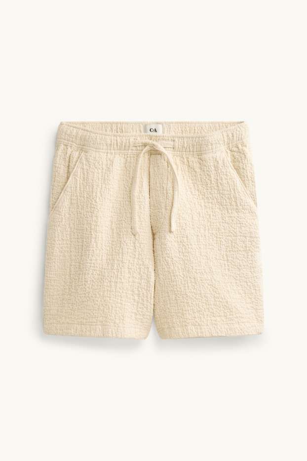 Herren - Shorts - cremeweiß