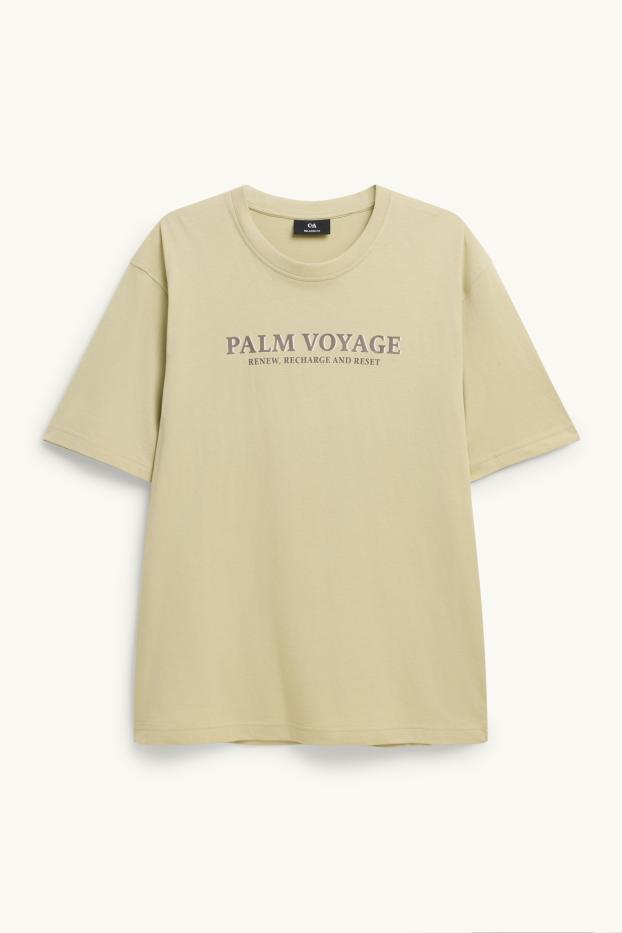 Herren - T-Shirt - Regular Fit - hellgrün