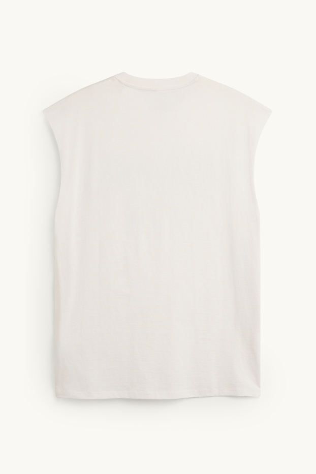 Pánské - Tank top - bílá