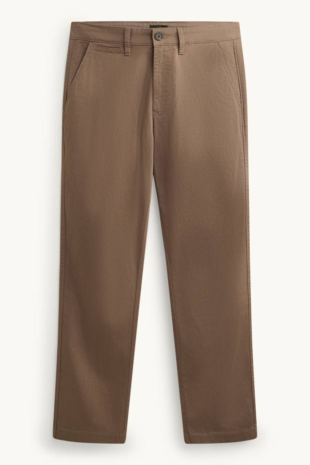 Herren - Chino - Tapered Fit - braun