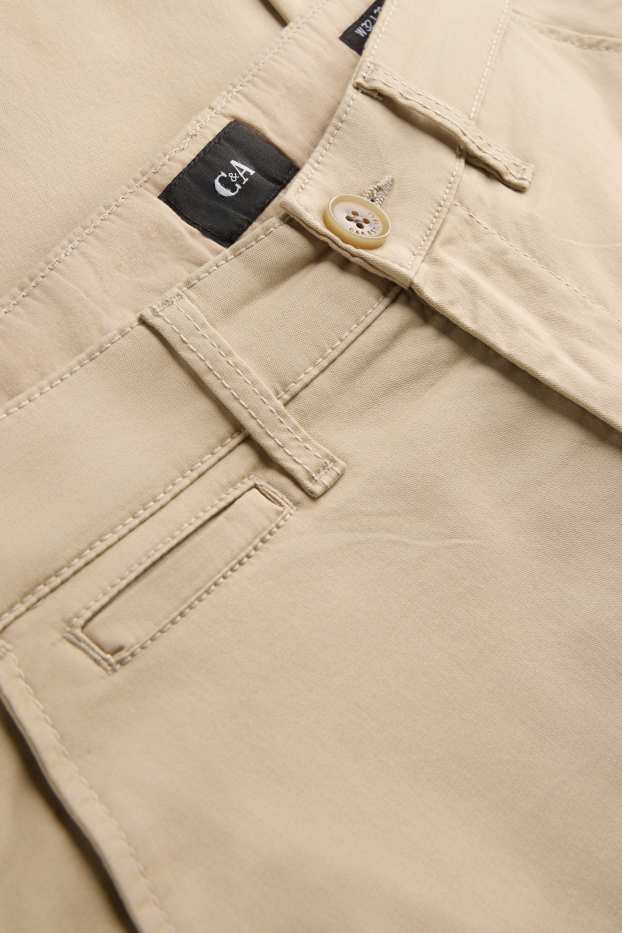 Hommes - Chino - tapered fit - beige