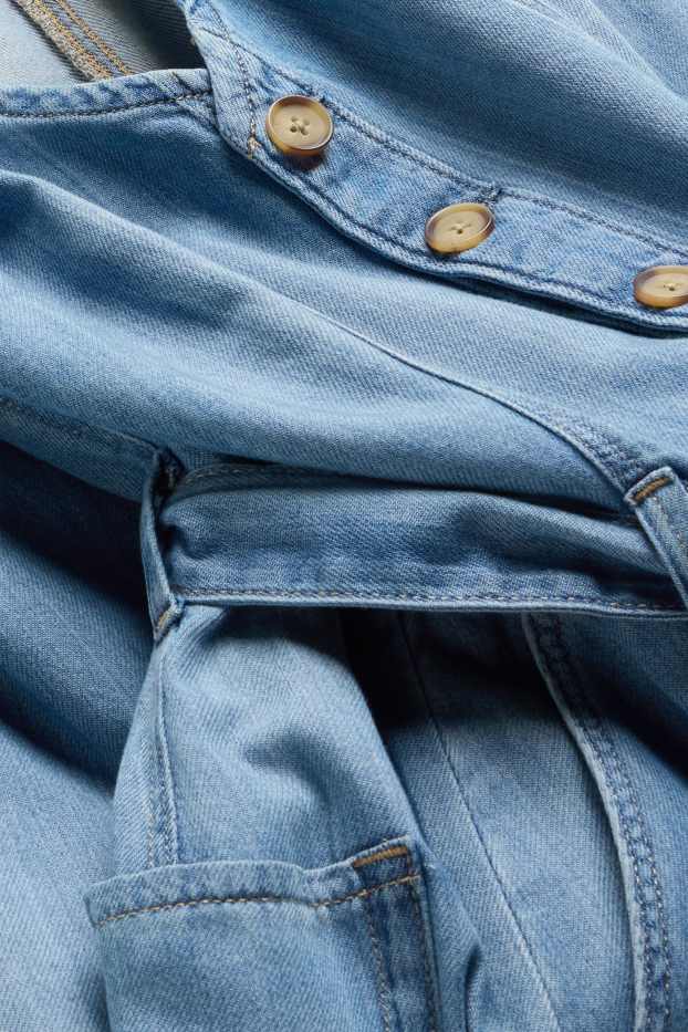 Femei - Salopetă din denim - denim-albastru