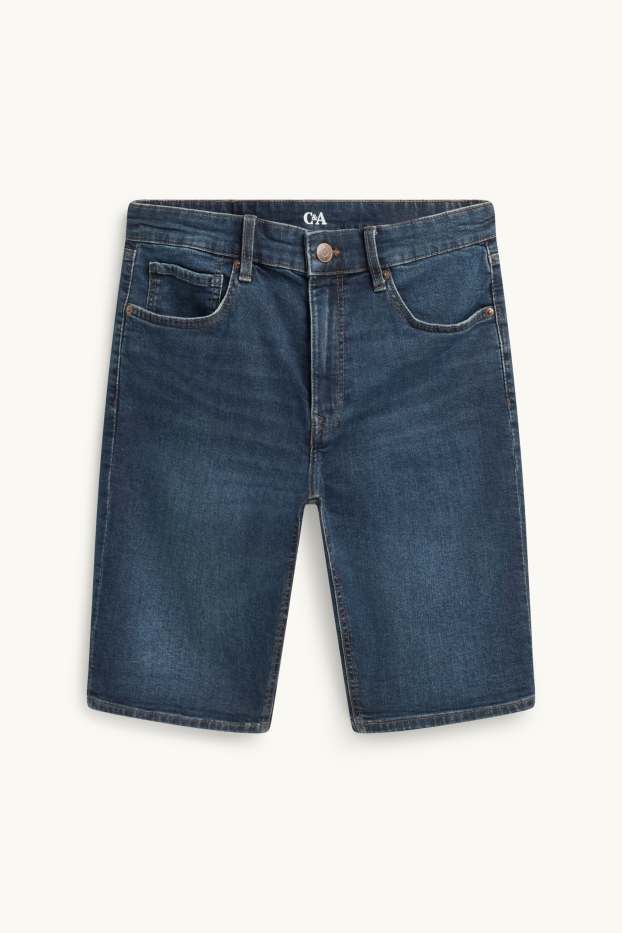 Herren - Jeans-Shorts - dunkelblau