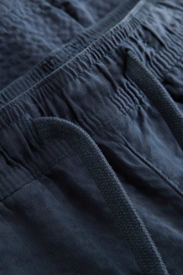 Kinder Buben - Bermudas - strukturiert - blau