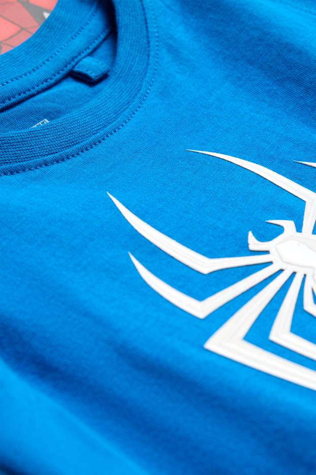 Children Boys - T-Shirt, long-sleeved - white / blue