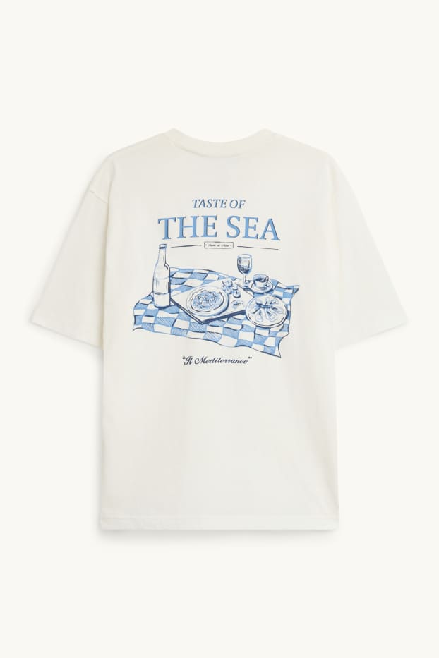 Herren - T-Shirt - Regular Fit - weiß