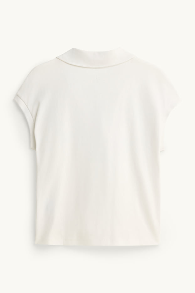 Dames - Poloshirt - wit