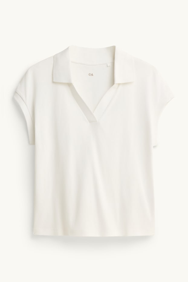 Dames - Poloshirt - wit