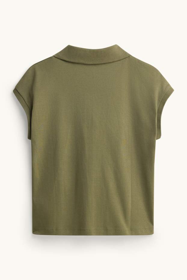 Dames - Poloshirt - kaki