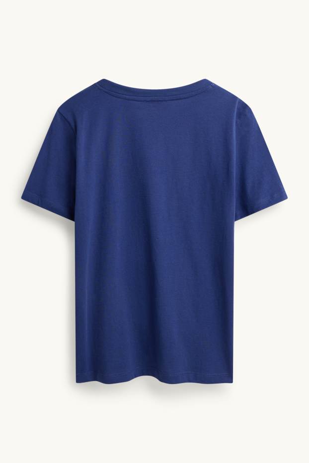 Damen - T-Shirt - Regular Fit - blau