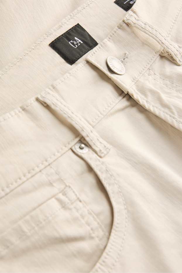 Heren - Short - crème wit