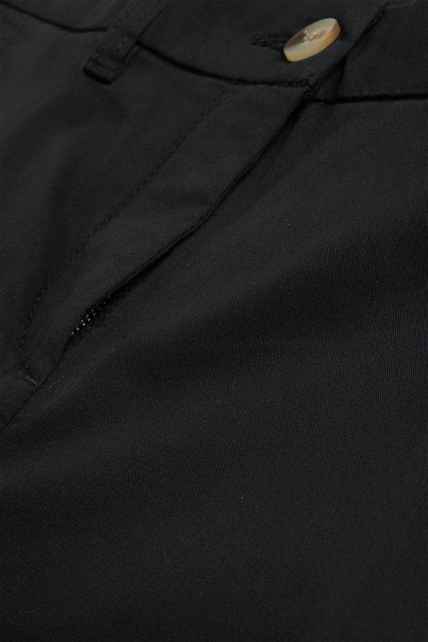 Dames - Bermuda - mid waist - zwart
