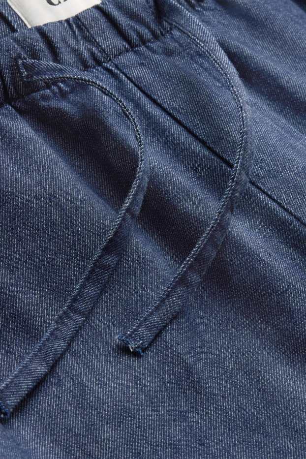 Herren - Jeans-Shorts - dunkeljeansblau