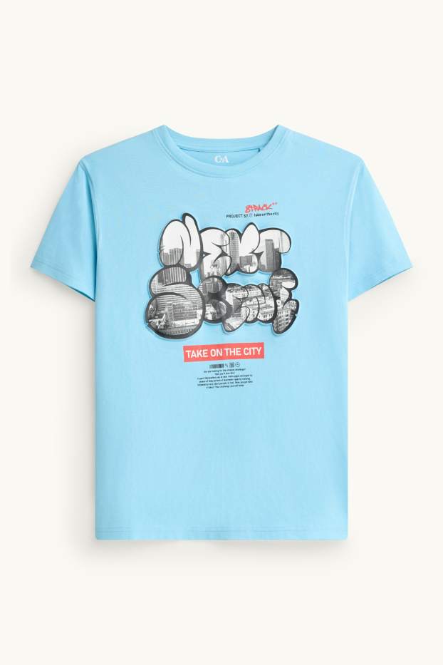 Niños - City - camiseta de manga corta - azul claro