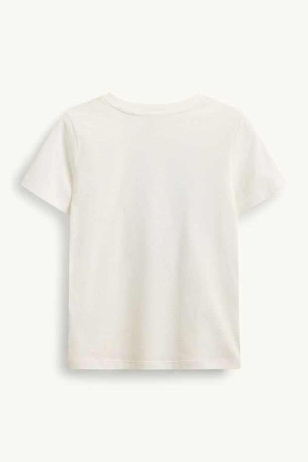 Women - T-shirt - regular fit - white