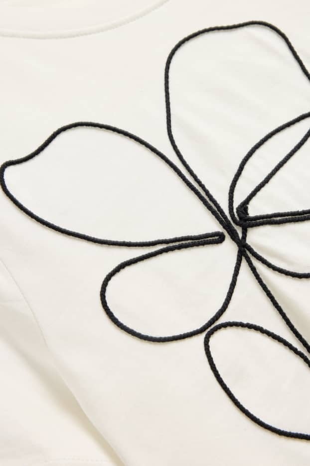 Women - T-shirt - regular fit - white