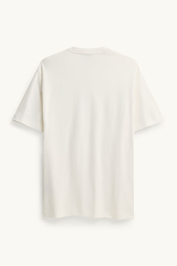 Herren - T-Shirt - Relaxed Fit - weiß