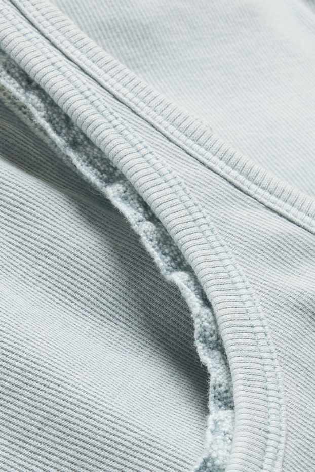 Women - Top - ribbed - light blue