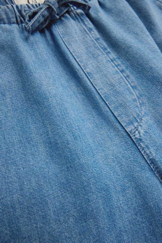 Herren - Jeans-Shorts - jeansblau