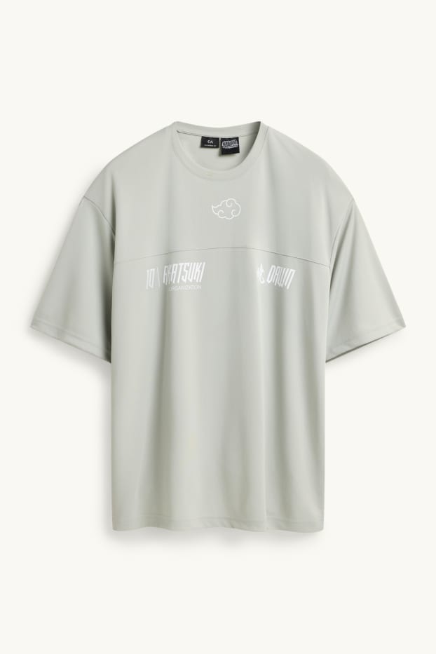 Home - Samarreta de màniga curta - oversized - Naruto - verd clar