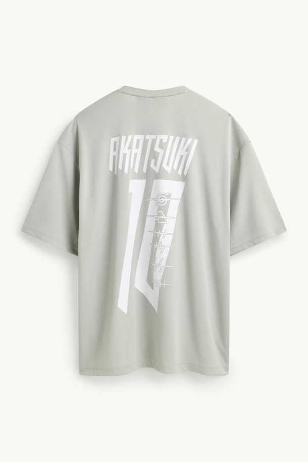 Home - Samarreta de màniga curta - oversized - Naruto - verd clar