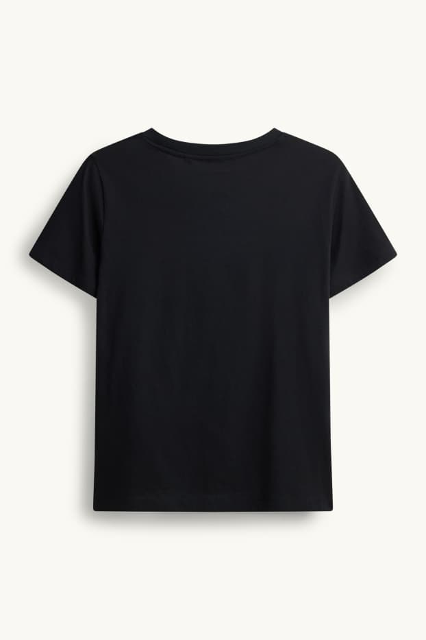 Femmes - T-shirt - regular fit - noir