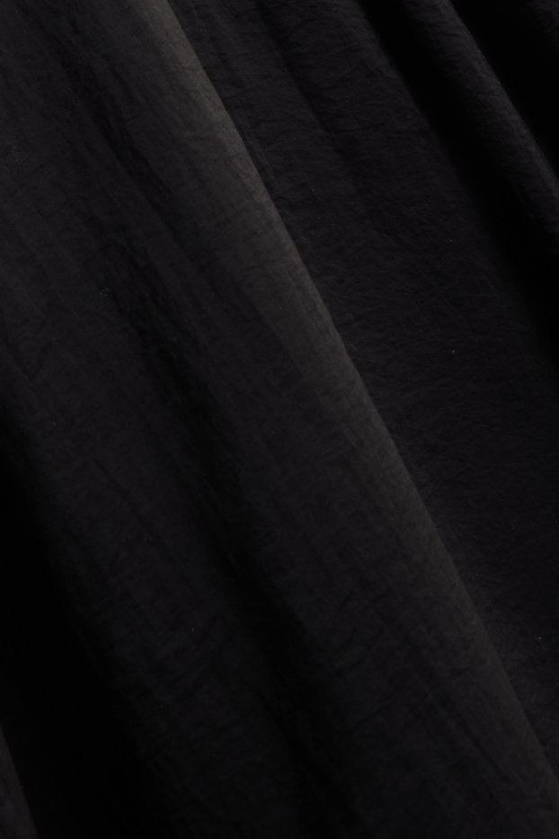 Damen - A-Linien Kleid - strukturiert - schwarz