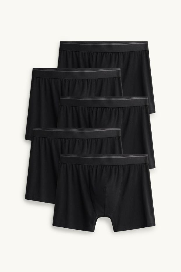 Herren - Multipack 5er - Trunks - schwarz