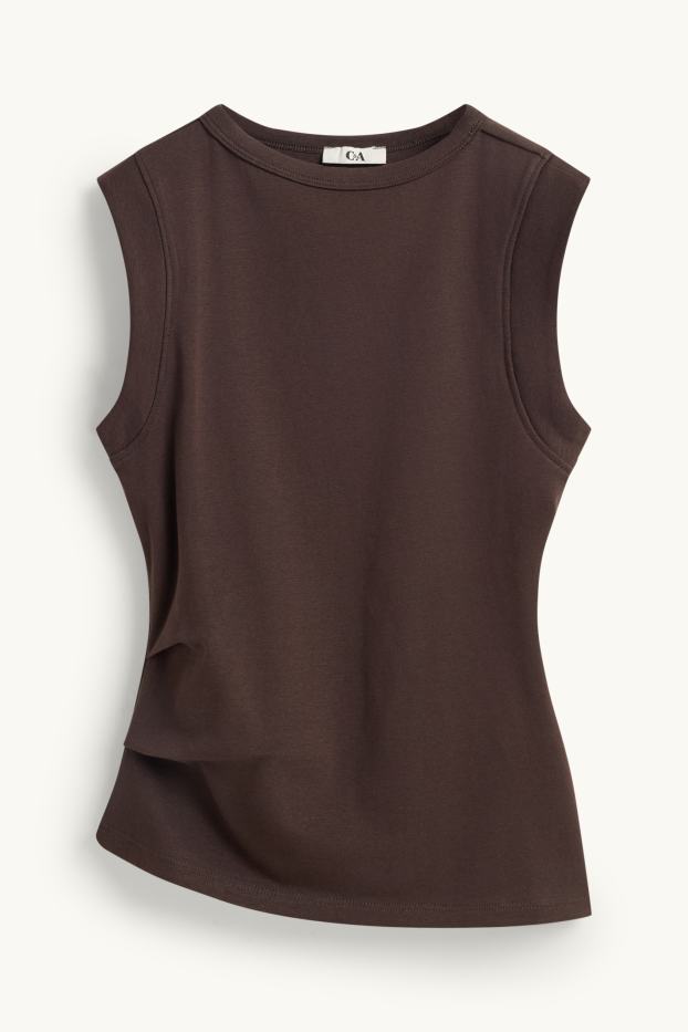 Damen - Top - dunkelbraun
