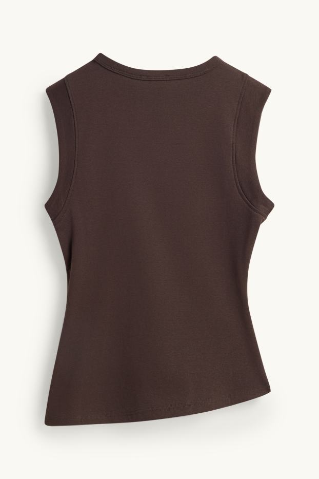 Damen - Top - dunkelbraun