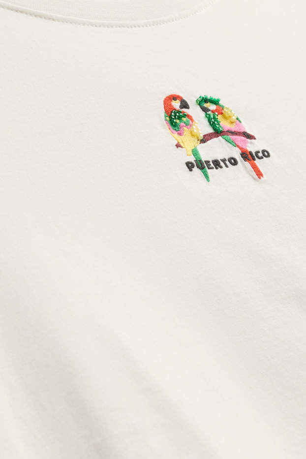 Femei - Tricou - regular fit - alb