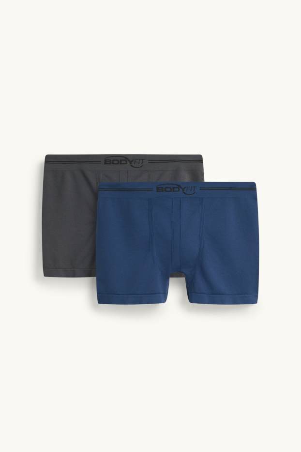 Herren - Multipack 2er - Trunks - seamless - dunkelblau