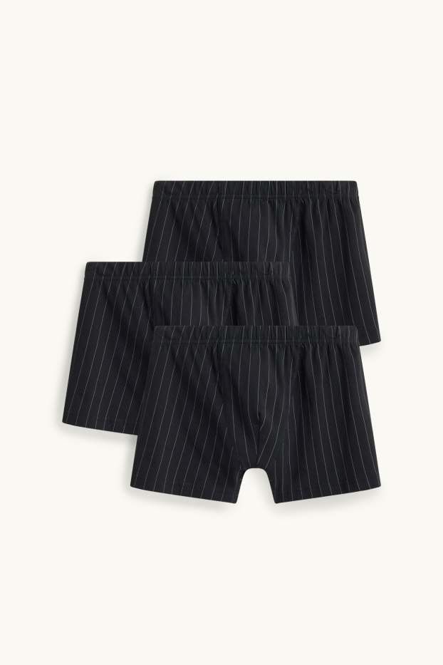 Herren - Multipack 3er - Trunks - schwarz