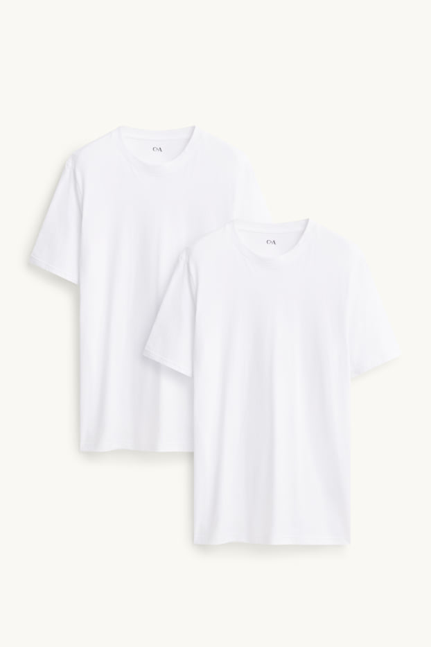 Herren - Multipack 2er - Unterhemd - weiß