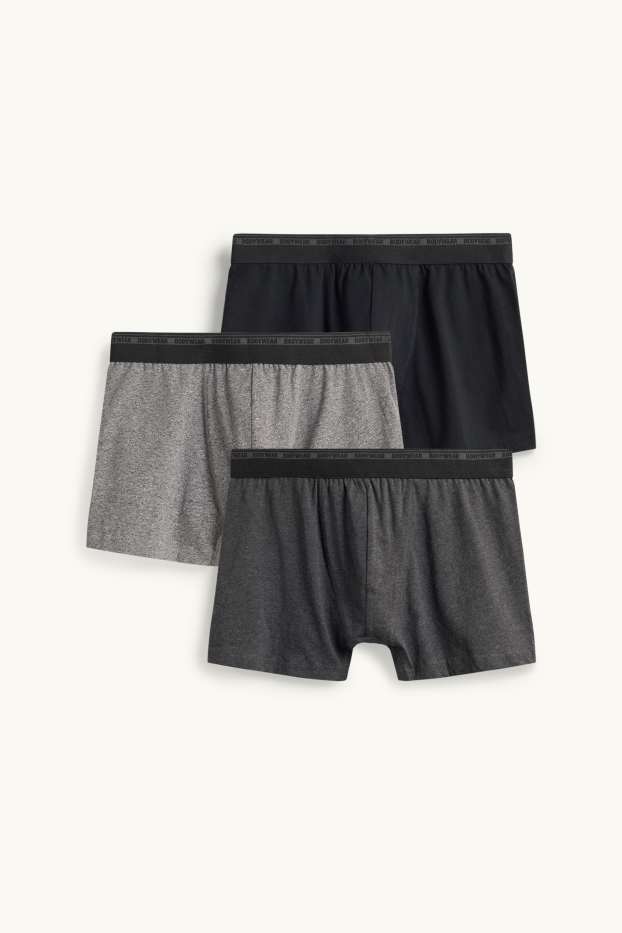 Herren - Multipack 3er - Trunks - grau