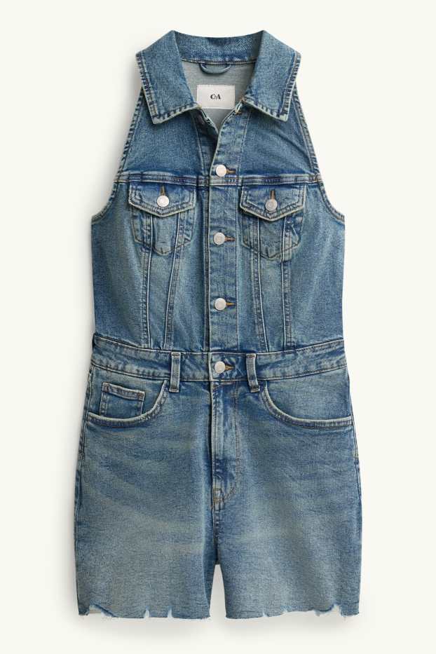 Donna - Tuta di jeans - jeans blu