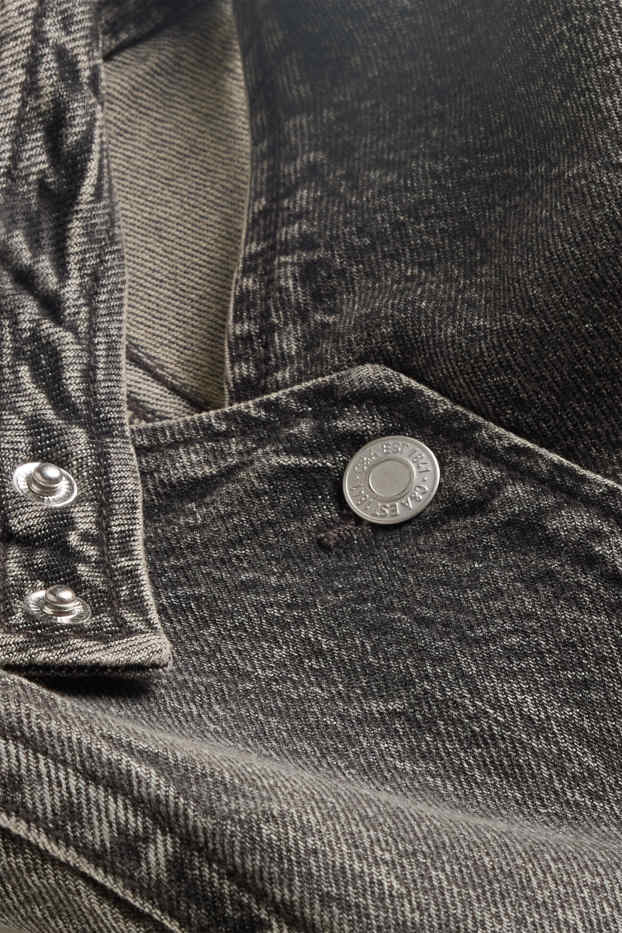 Damen - Jeans-Top - jeansgrau