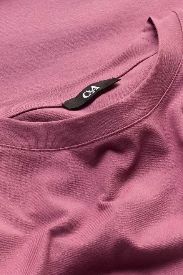 Dames - T-shirt - regular fit - paars