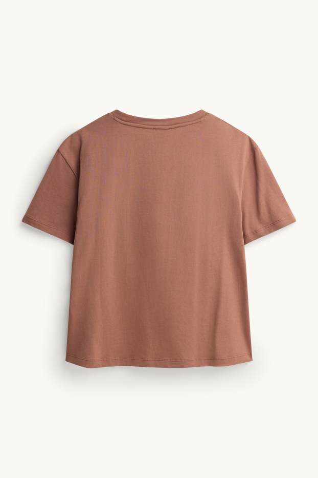 Femmes - T-shirt - regular fit - marron